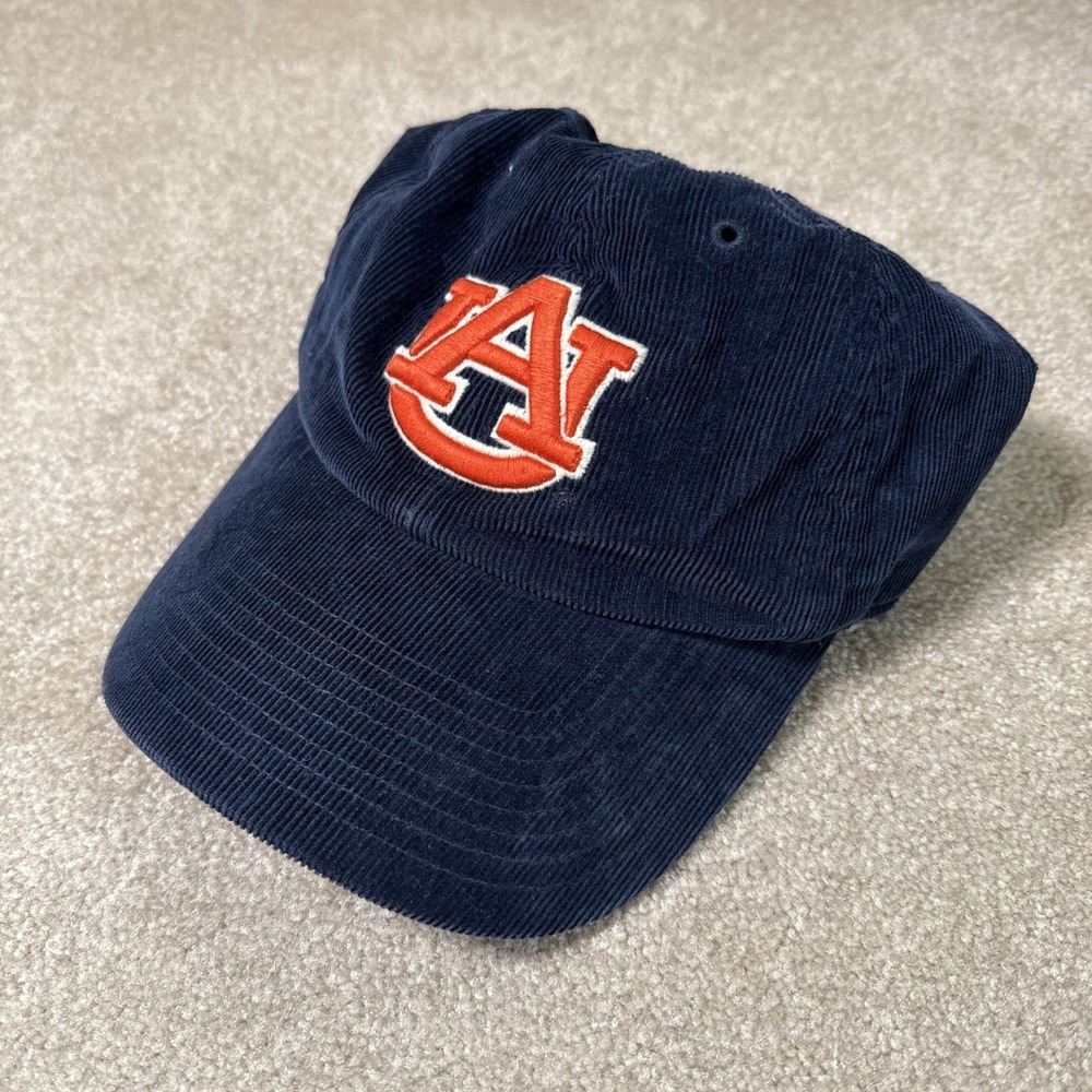 Auburn Tigers Hat  Snapback Blue Corduroy VINTAGE Twins Enterprise